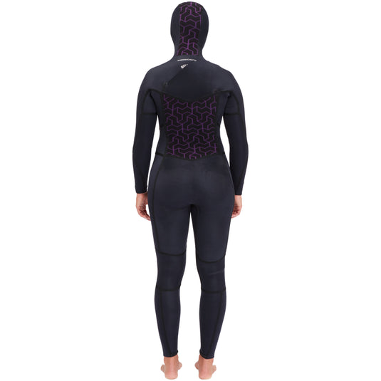 Billabong Women's Synergy 5/4 Hooded Chest Zip Wetsuit