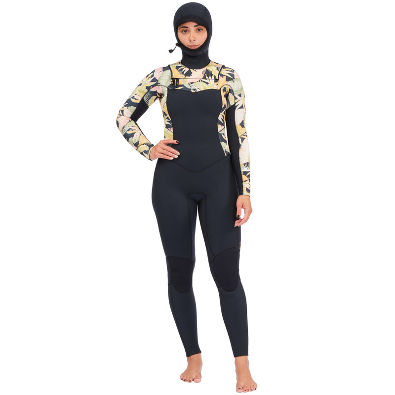 Load image into Gallery viewer, Billabong Women&#39;s Salty Dayz 4/3 Hooded Chest Zip Wetsuit
