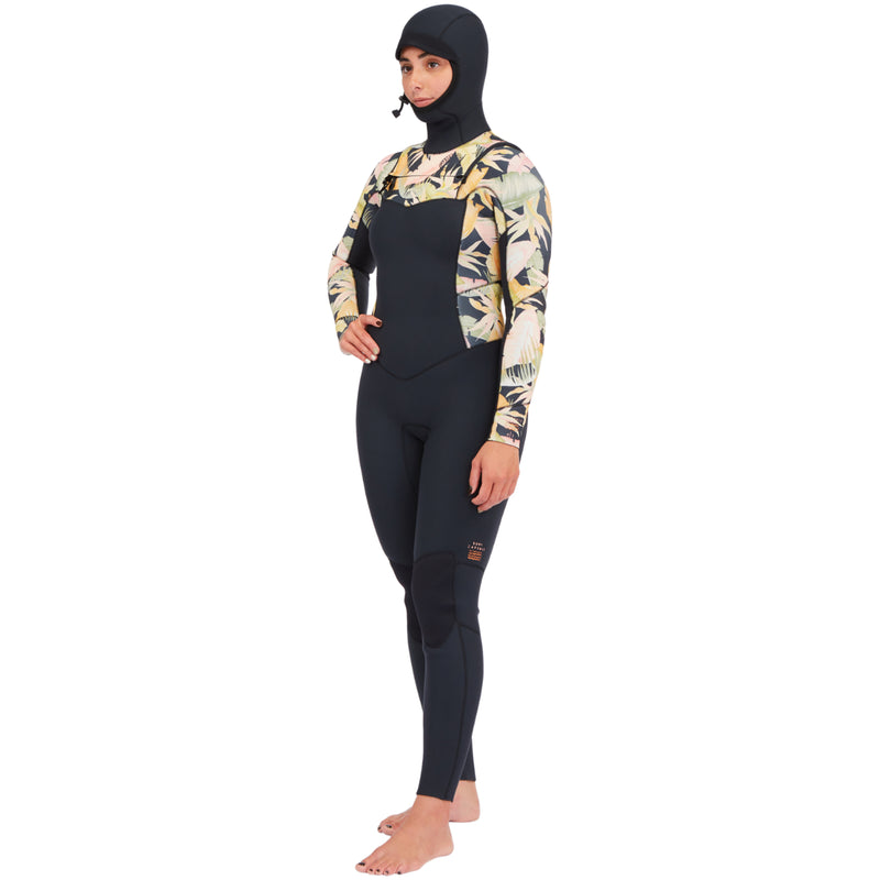 Load image into Gallery viewer, Billabong Women&#39;s Salty Dayz 4/3 Hooded Chest Zip Wetsuit
