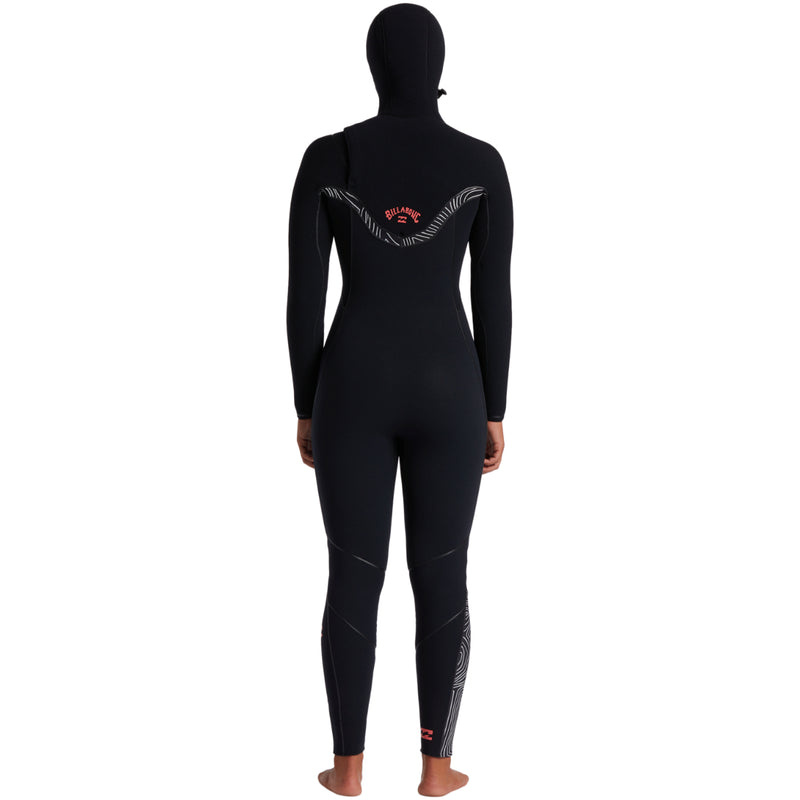Load image into Gallery viewer, Billabong Women&#39;s Furnace 6/5 Hooded Chest Zip Wetsuit
