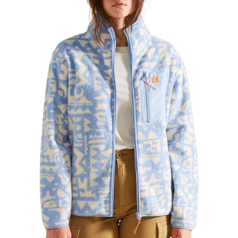 Load image into Gallery viewer, Billabong Women&#39;s A/Div Switchback Fleece Zip Jacket
