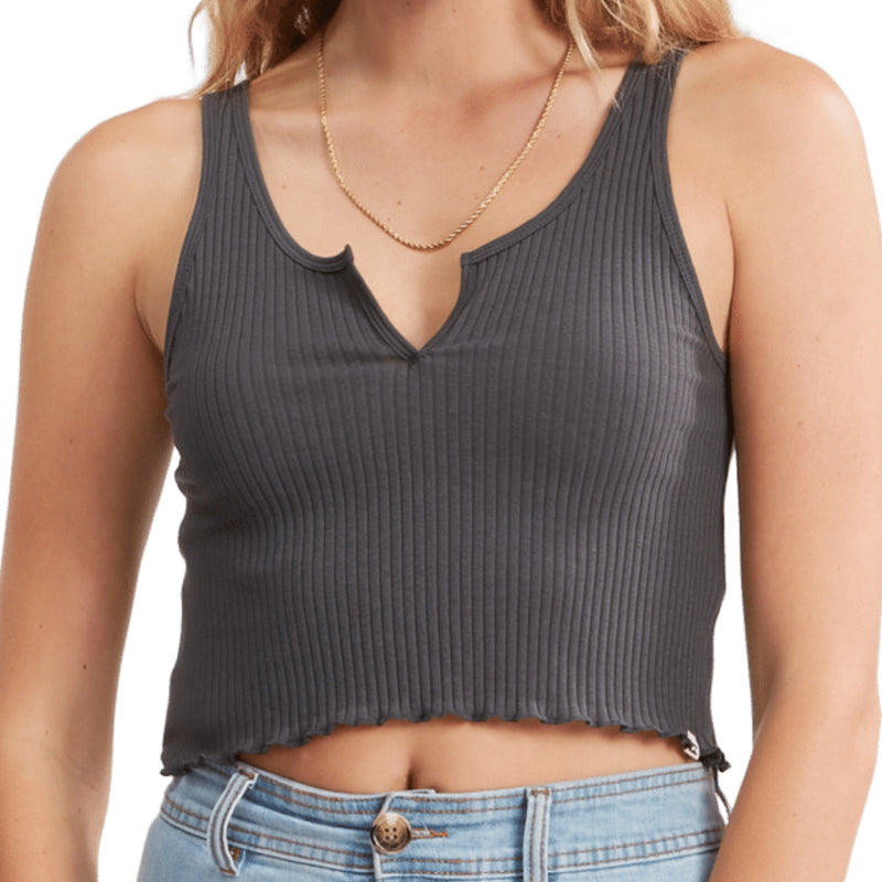 Load image into Gallery viewer, Billabong Women&#39;s Notch Tank Ribbed Tank Top
