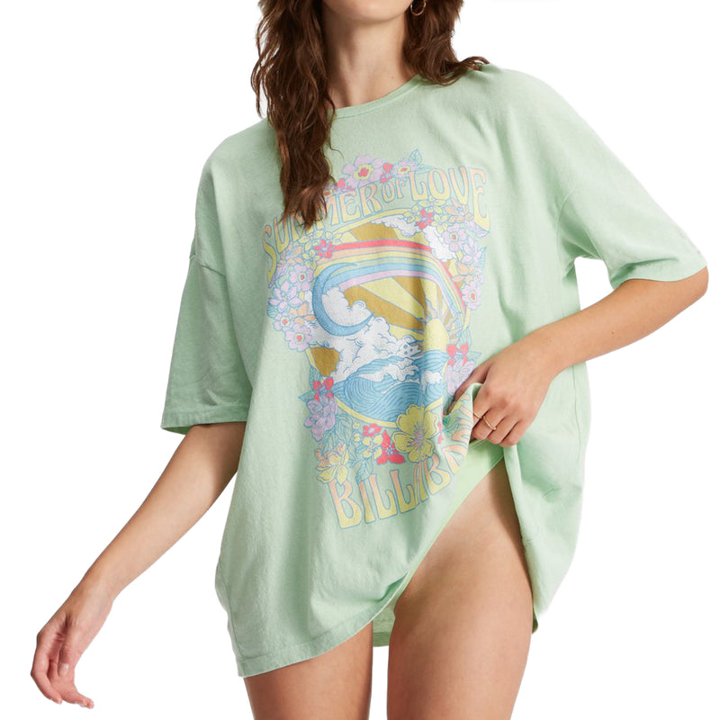 Load image into Gallery viewer, Billabong Women&#39;s Summer Of Love Boyfriend T-Shirt
