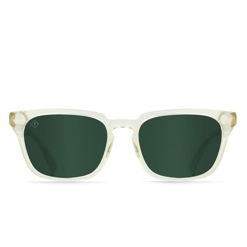 Load image into Gallery viewer, Raen Hirsch Polarized Sunglasses - Brut/Green - front
