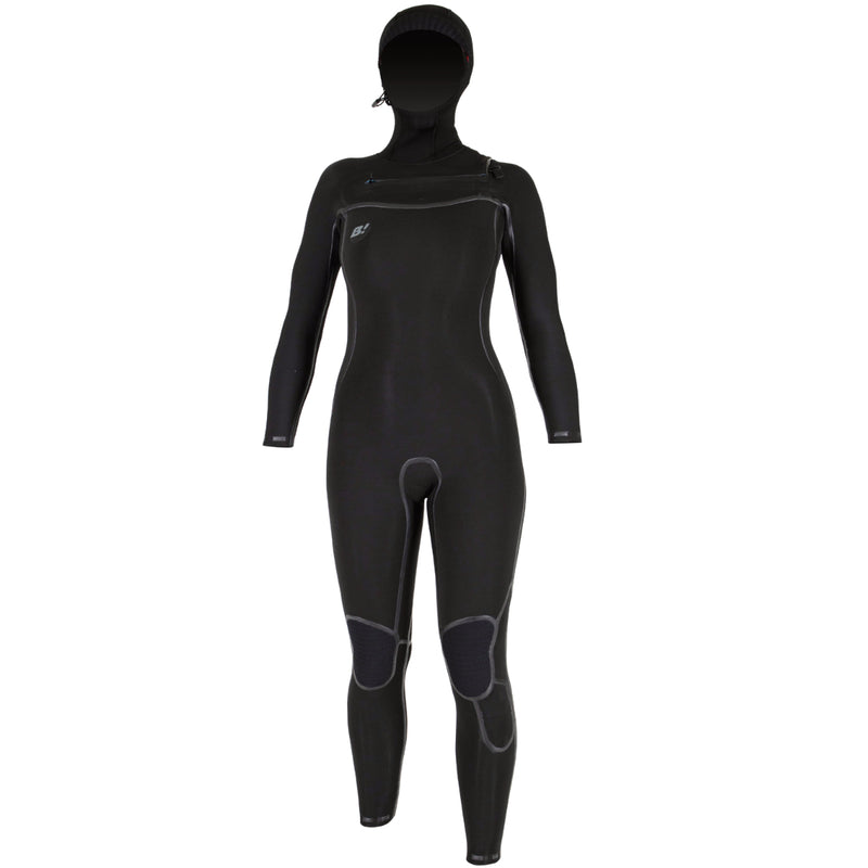 Load image into Gallery viewer, Buell Women&#39;s RB2 4/3 Hooded Chest Zip Wetsuit
