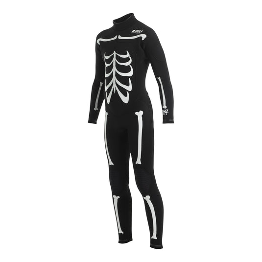 Buell Youth RBZ Stealth Mode Rubber Bones 4/3 Back Zip Wetsuit - 2020