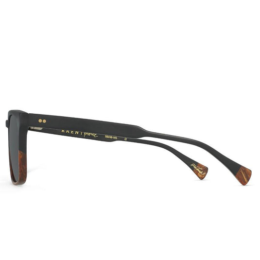 Raen Pierce Polarized Sunglasses - Burlwood/Black - Side