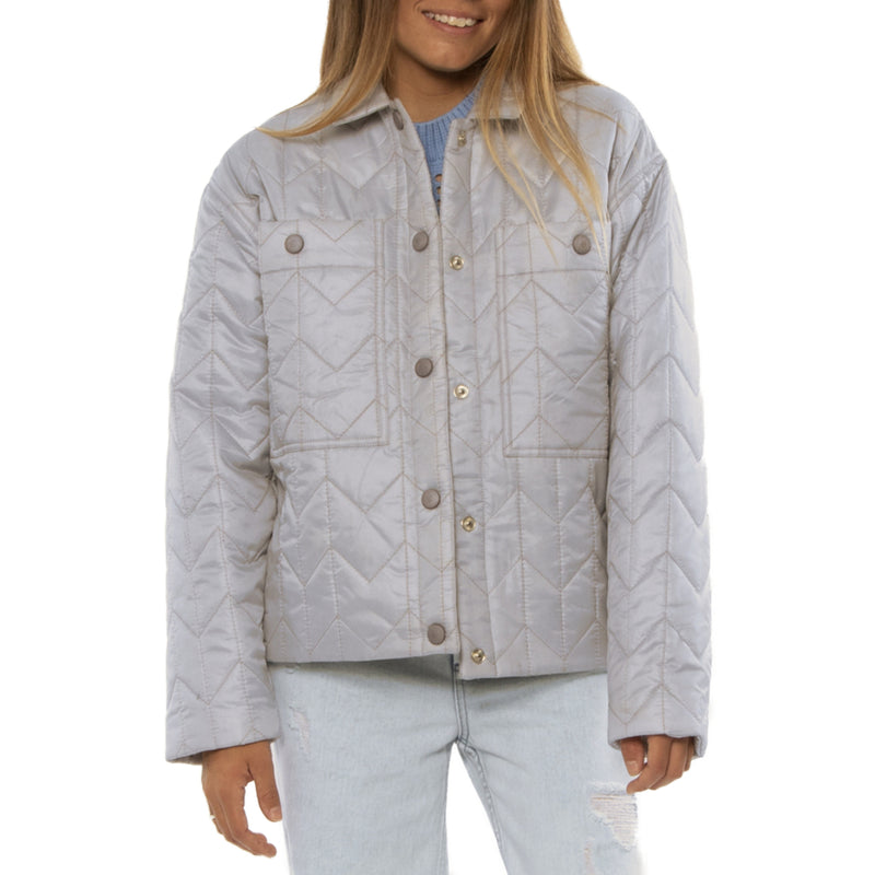 Load image into Gallery viewer, Sisstrevolution Women&#39;s Let&#39;s Chill Snap Up Jacket
