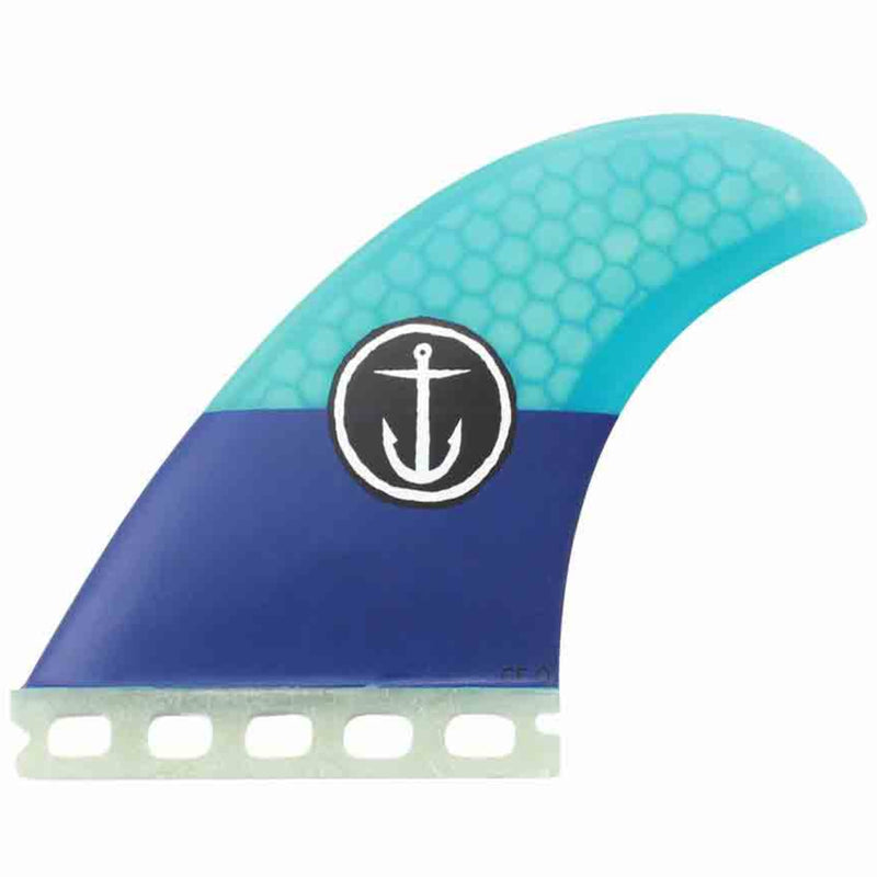 Load image into Gallery viewer, Captain Fin CF Medium Futures Quad Fin Set - Blue
