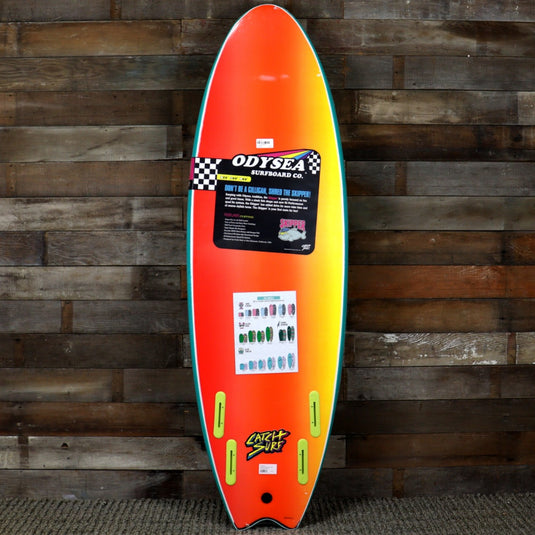 Catch Surf Odysea Skipper Quad 6'0 x 21 ½ x 3 Surfboard - Emerald Green