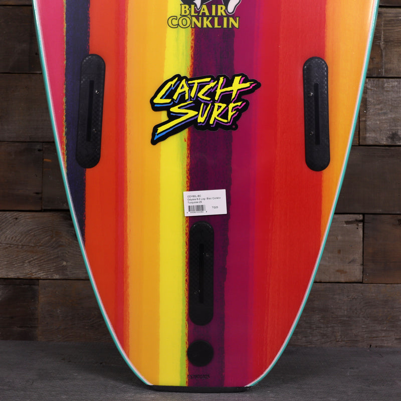 Load image into Gallery viewer, Catch Surf Odysea Log × Blair Conklin 6'0 x 22 x 3 ⅛ Surfboard - Turquoise
