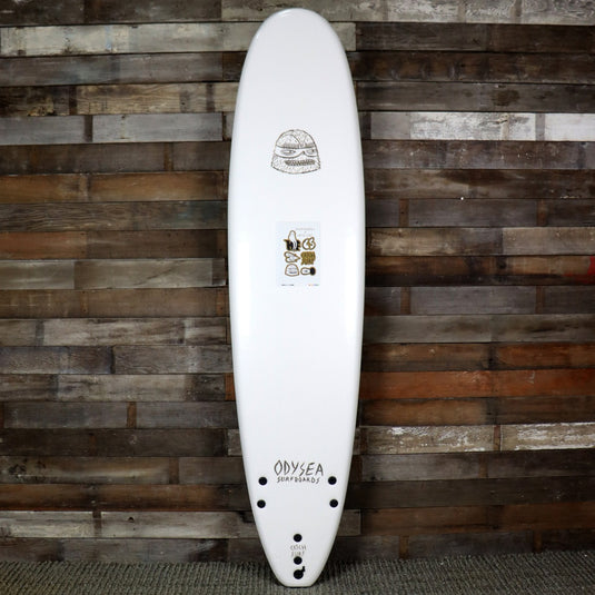 Catch Surf Odysea Log × Evan Rossell Pro 8'0 x 23 x 3 ⅜ Surfboard - White • DAMAGED