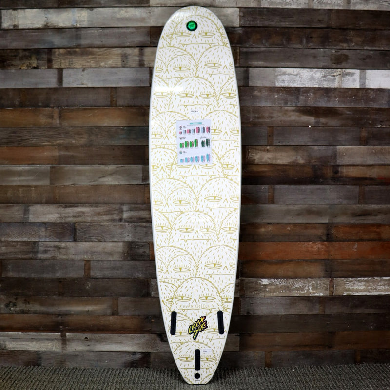 Load image into Gallery viewer, Catch Surf Odysea Log × Evan Rossell Pro 8&#39;0 x 23 x 3 ⅜ Surfboard - White • DAMAGED
