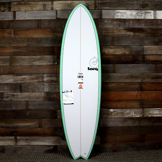 Torq Mod Fish TET 6'10 × 21 ¾ × 2 ¾ Surfboard - Seagreen/White