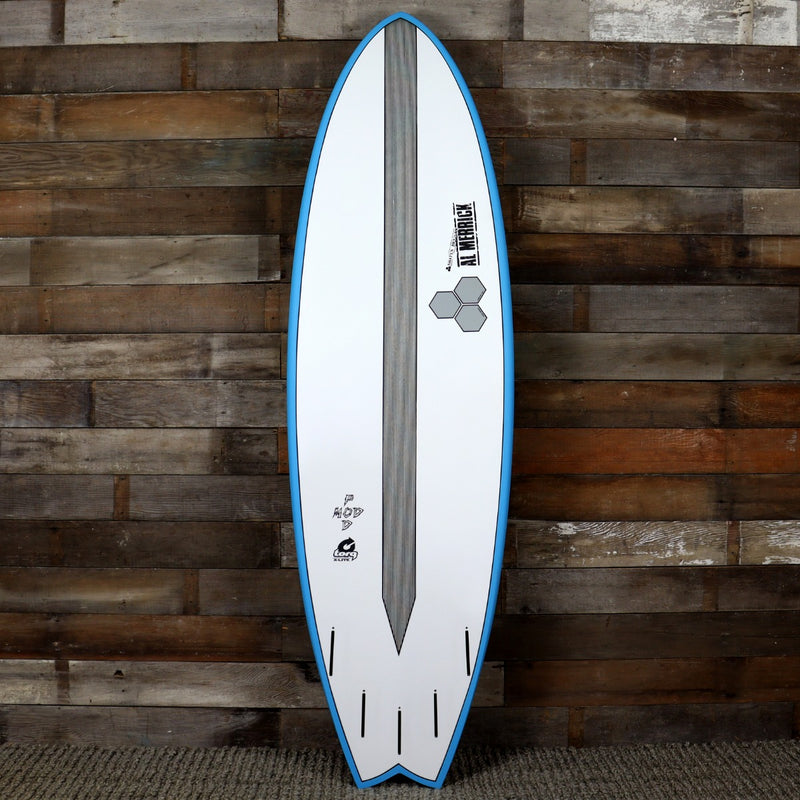 Load image into Gallery viewer, Torq CI Pod Mod 6&#39;6 x 21 ⅞ x 2 ⅞ Surfboard - White/Blue
