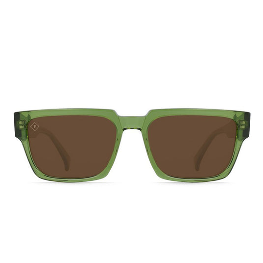 Raen Rhames Polarized Sunglasses - Chartreuse/Vibrant Brown - Front