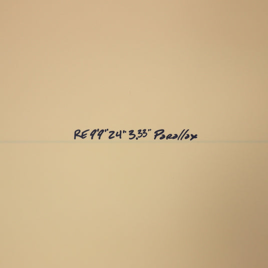 CJ Nelson Designs Parallax Thunderbolt Red 9'9 x 24 x 3 ⅓ Surfboard - Tan