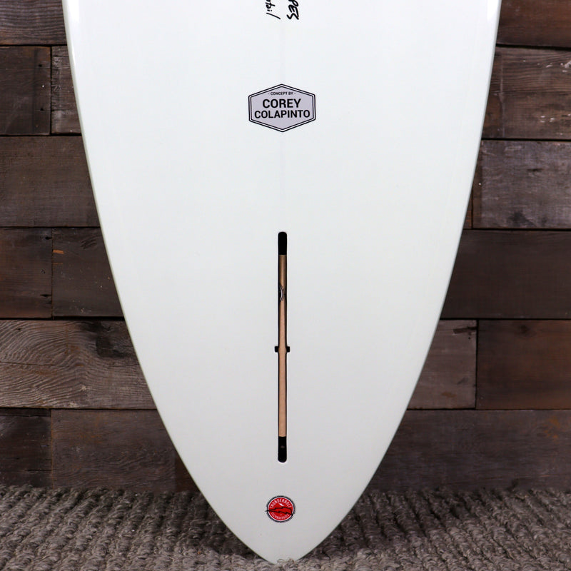 Load image into Gallery viewer, CJ Nelson Designs Colapintail Mid-Length Thunderbolt Red 8&#39;9 x 22 ¾ x 3 Surfboard - Volan Green
