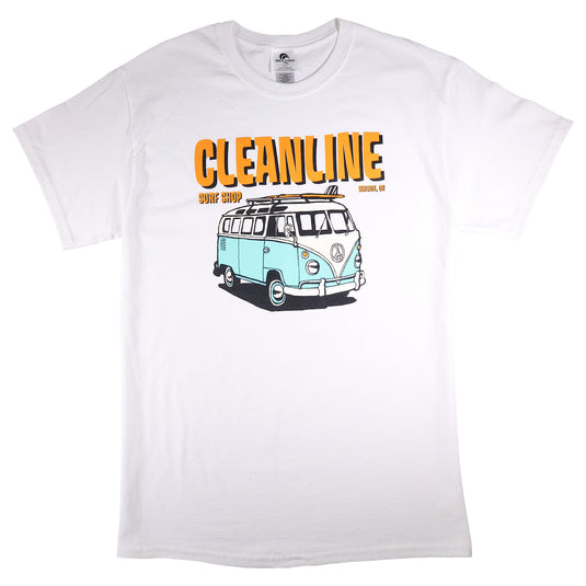 Cleanline Bus Trip T-Shirt - White