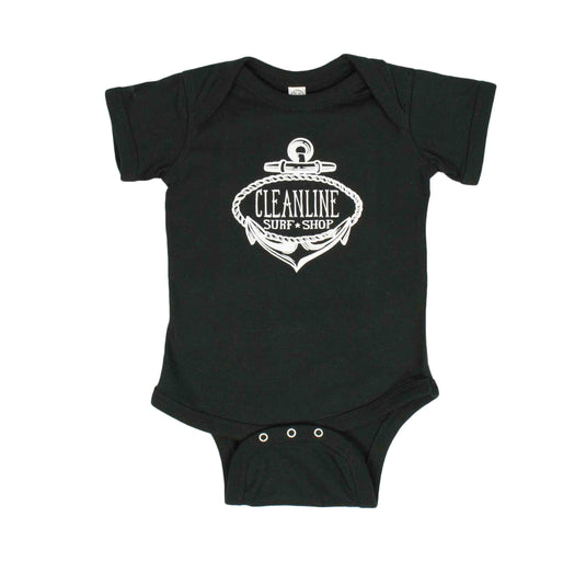 Cleanline Infant Anchor 2.0 Onesie - Black