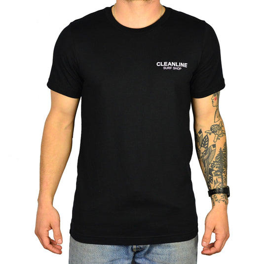 Cleanline Lines T-Shirt - Black/White
