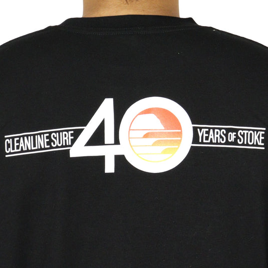 Cleanline Flippin' 40 Long Sleeve T-Shirt - Black