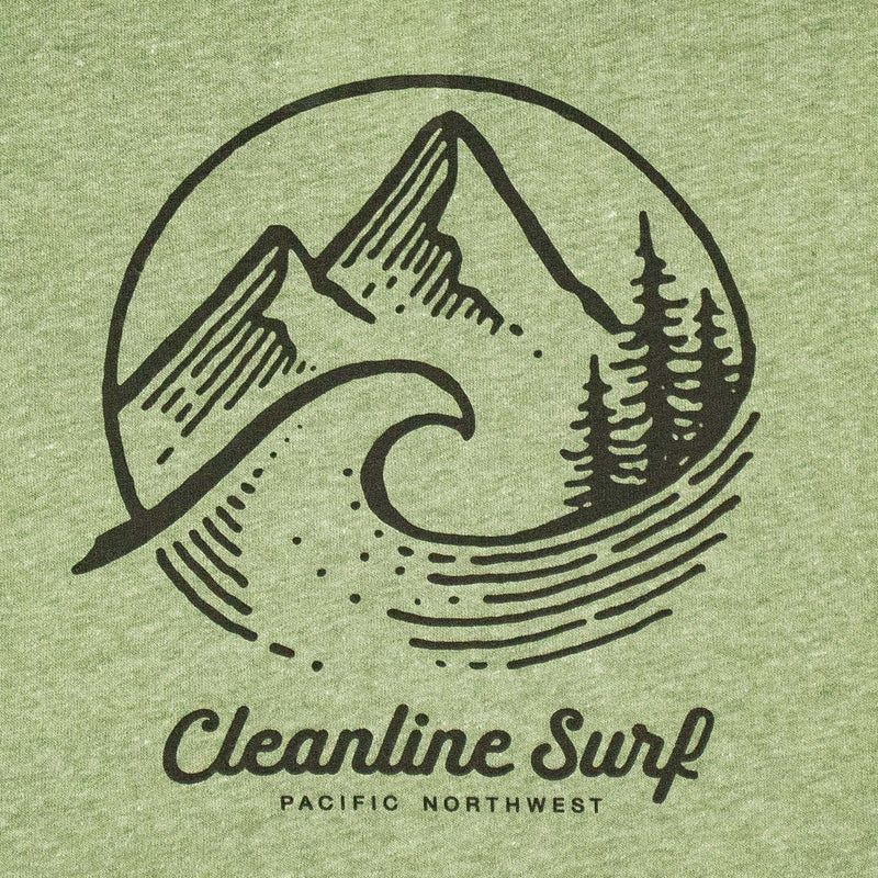 Load image into Gallery viewer, Cleanline Pacific Northwest T-Shirt - Vintage Pine
