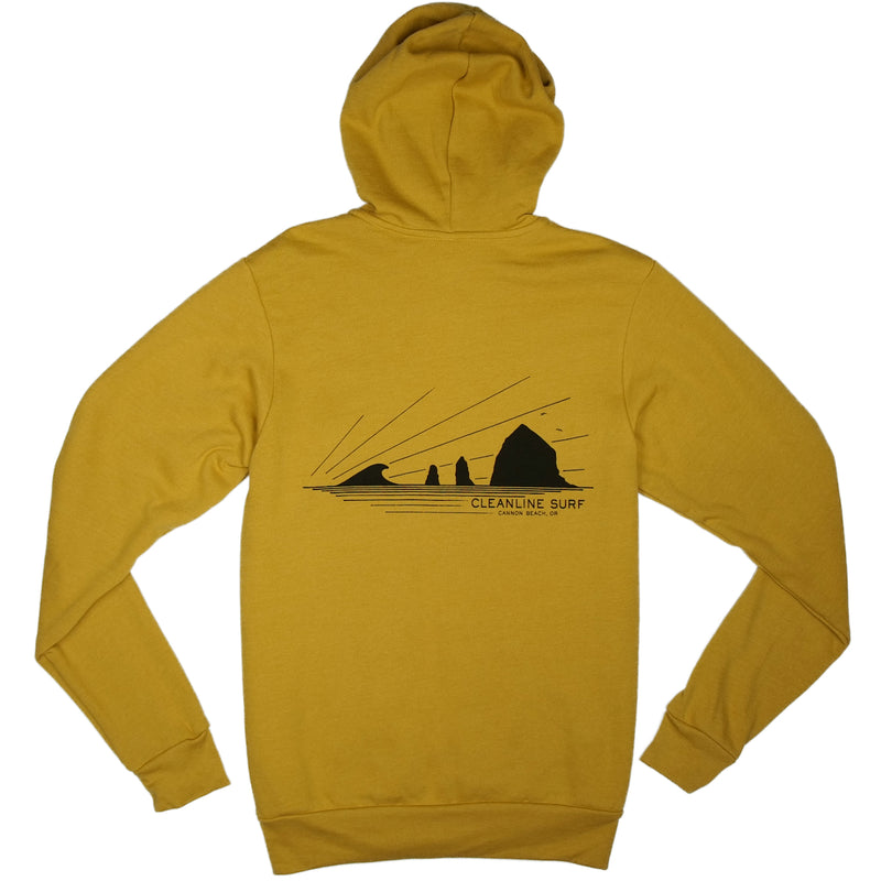 Load image into Gallery viewer, Cleanline Haystack Rays Hoody - Heather Mustard
