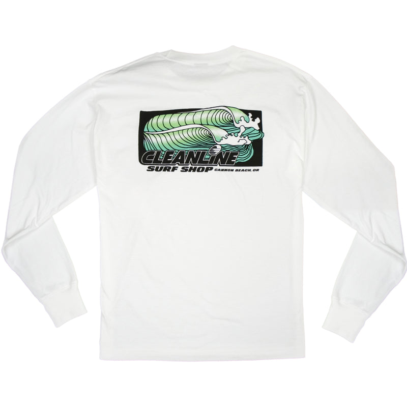 Load image into Gallery viewer, Cleanline Retro Wave Long Sleeve T-Shirt

