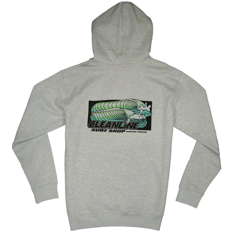 Load image into Gallery viewer, Cleanline Retro Wave Pullover Hoodie
