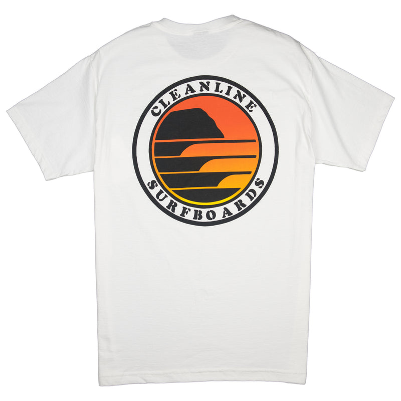 Load image into Gallery viewer, Cleanline Sunset Circle T-Shirt
