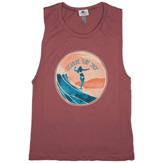 Cleanline Women's Wahine Style Muscle Tank Top