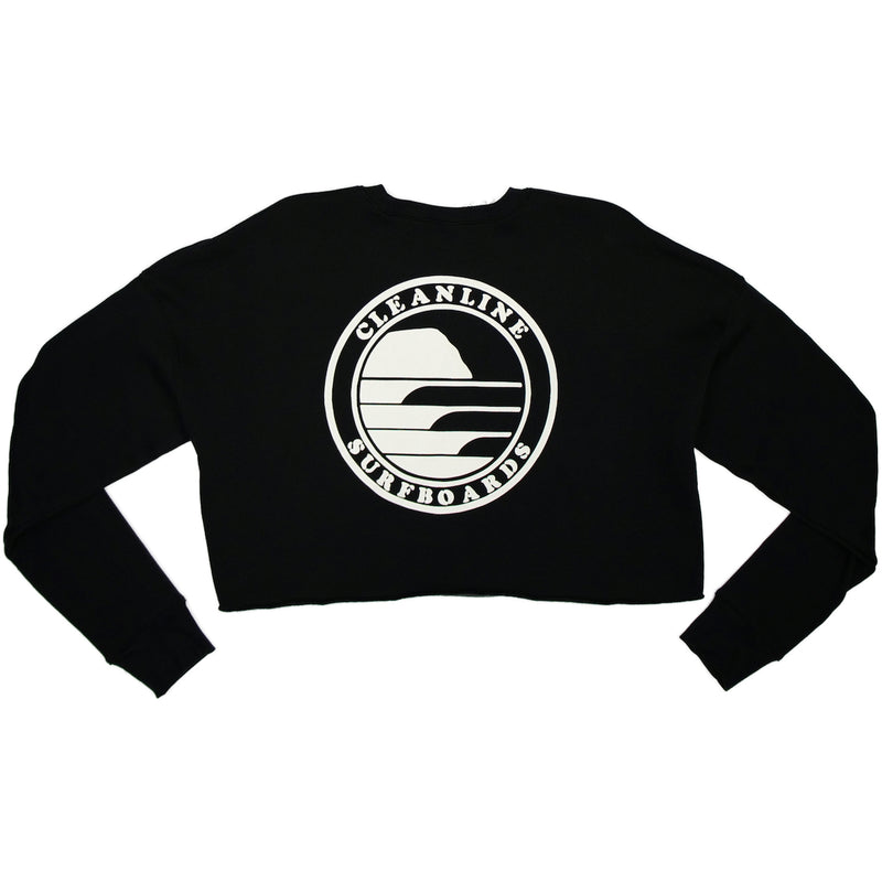 Load image into Gallery viewer, Cleanline Women&#39;s Silhouette Circle Cropped Sweatshirt
