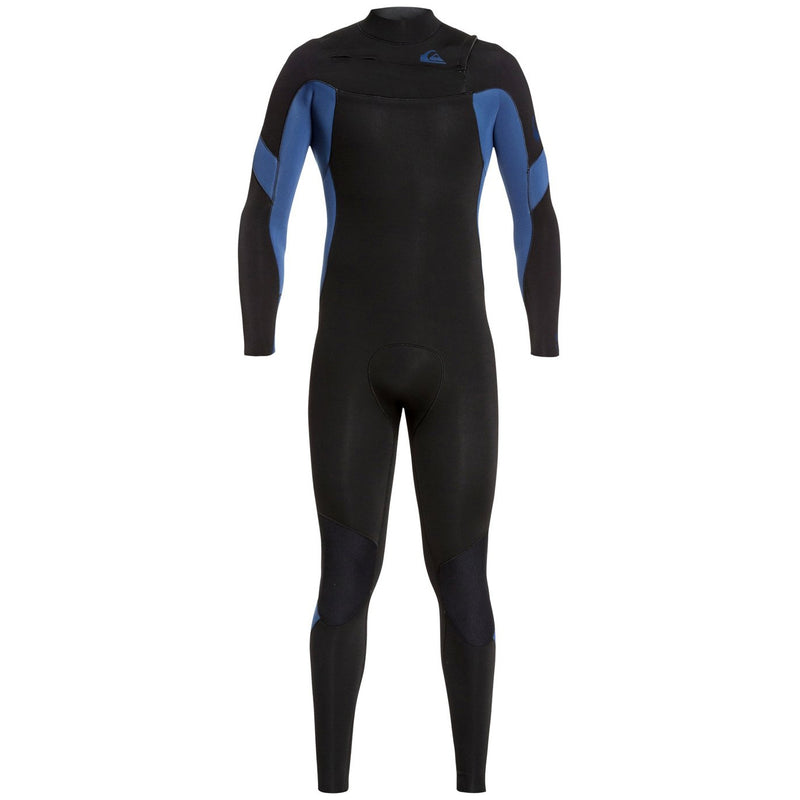 Load image into Gallery viewer, Quiksilver Syncro 3/2 Chest Zip Wetsuit - Black/Iodine Blue
