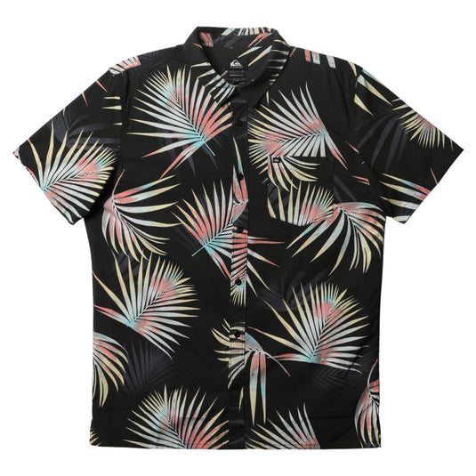 Quiksilver Pop Tropic Button Down Short Sleeve Shirt