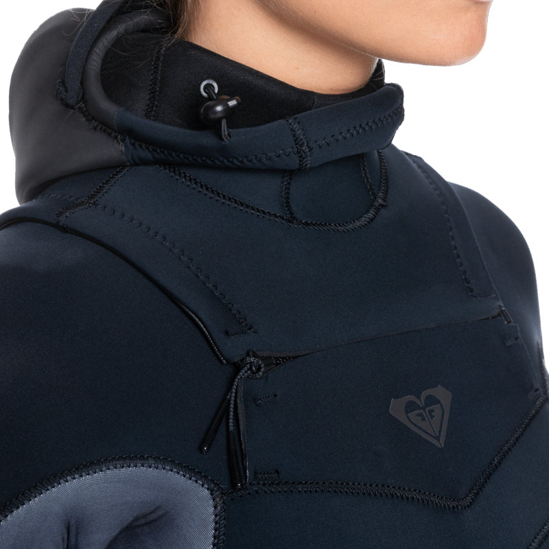 Load image into Gallery viewer, Roxy Women&#39;s Syncro 5/4/3 Hooded Chest Zip Wetsuit
