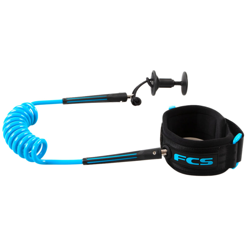 Load image into Gallery viewer, FCS Bodyboard Coiled Wrist Leash
