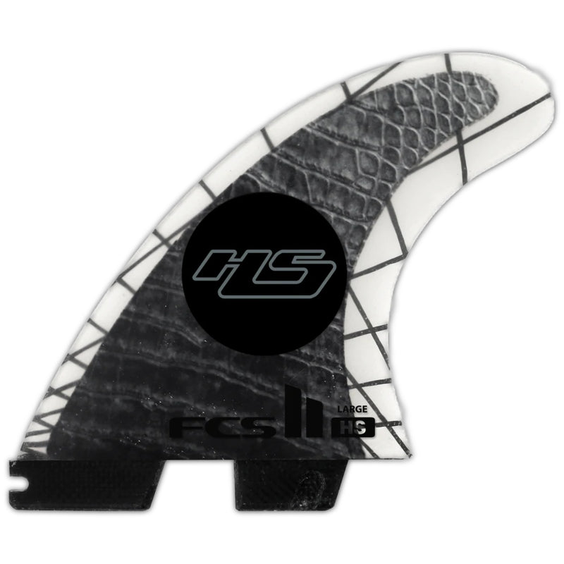 Load image into Gallery viewer, FCS II Fins HS PCC Medium Tri Quad Fin Set  - Right Side
