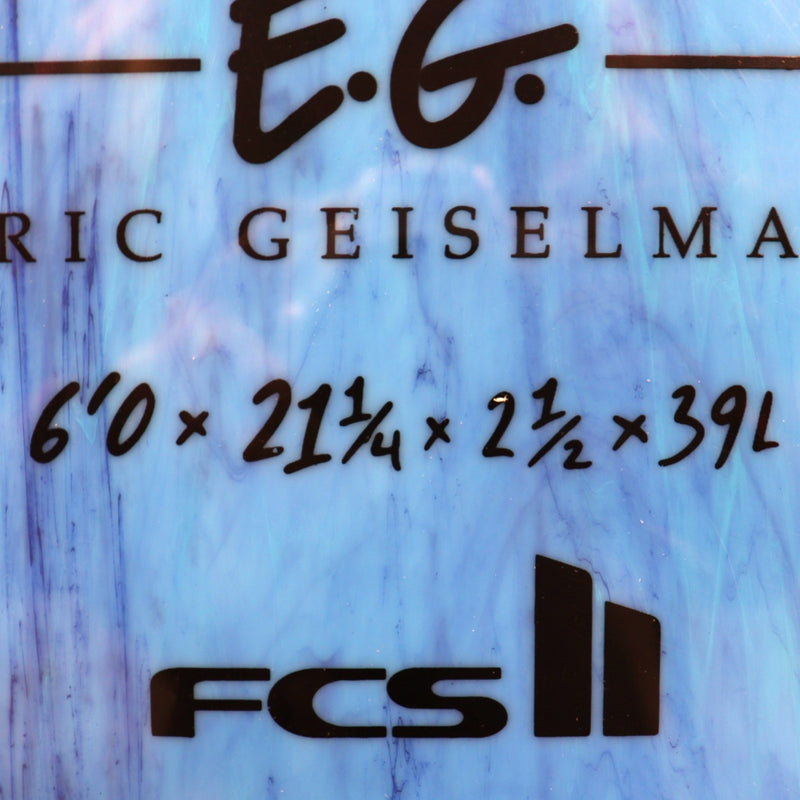 Load image into Gallery viewer, Softech Eric Geiselman Flash 6&#39;0 x 21 ¼ x 2 ½ Surfboard - Aqua Marble
