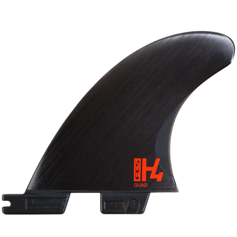 Load image into Gallery viewer, FCS II H4 PC Carbon Quad Rear Fin Set - Medium - Smoke
