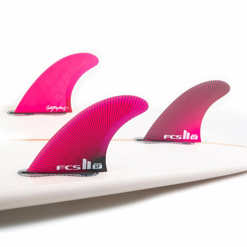 Load image into Gallery viewer, FCS II Sally Fitzgibbons PC Medium Tri Fin Set - Pink
