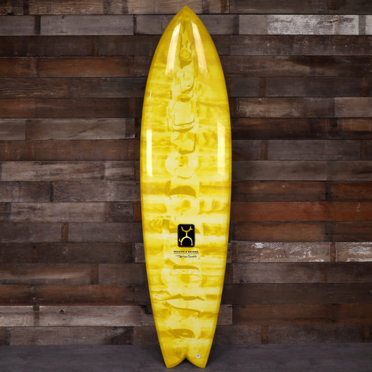 Firewire Seaside & Beyond Thunderbolt Red 6'8 x 20 ¾ x 2 ⅝ Surfboard - Latte