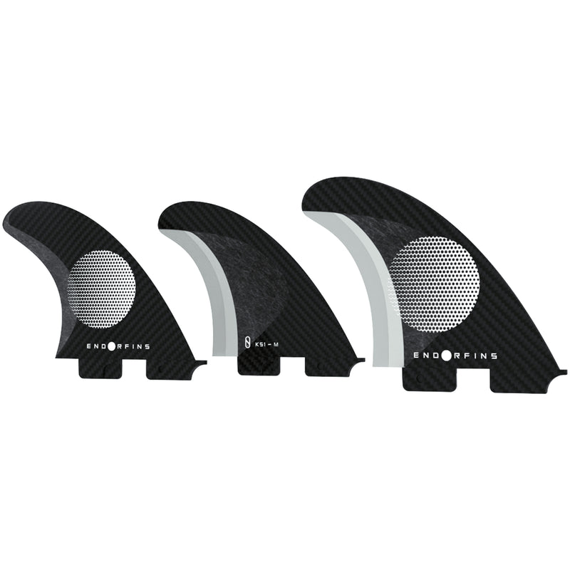 Load image into Gallery viewer, Endorfins KS1 FCS II Compatible Tri Fin Set
