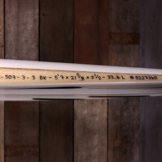 Firewire Seaside Helium 5'7 x 21 ⅝ x 2 ½ Surfboard - Black Rails