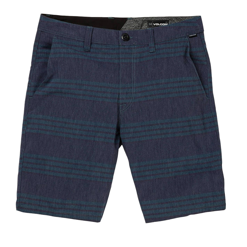 Load image into Gallery viewer, Volcom Frickin Surf N&#39; Turf Shorts - Blue/Black - front
