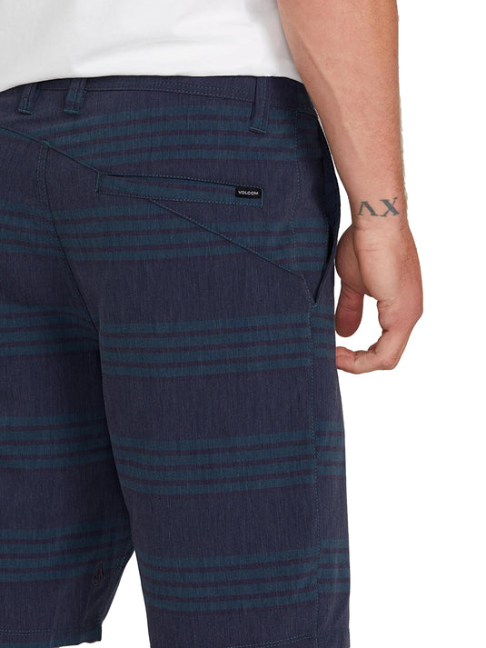 Volcom Frickin Surf N' Turf Shorts - Blue/Black - pocket
