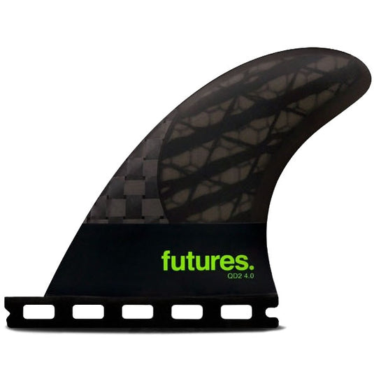 Futures Fins QD2 Blackstix Quad Rears Fin Set
