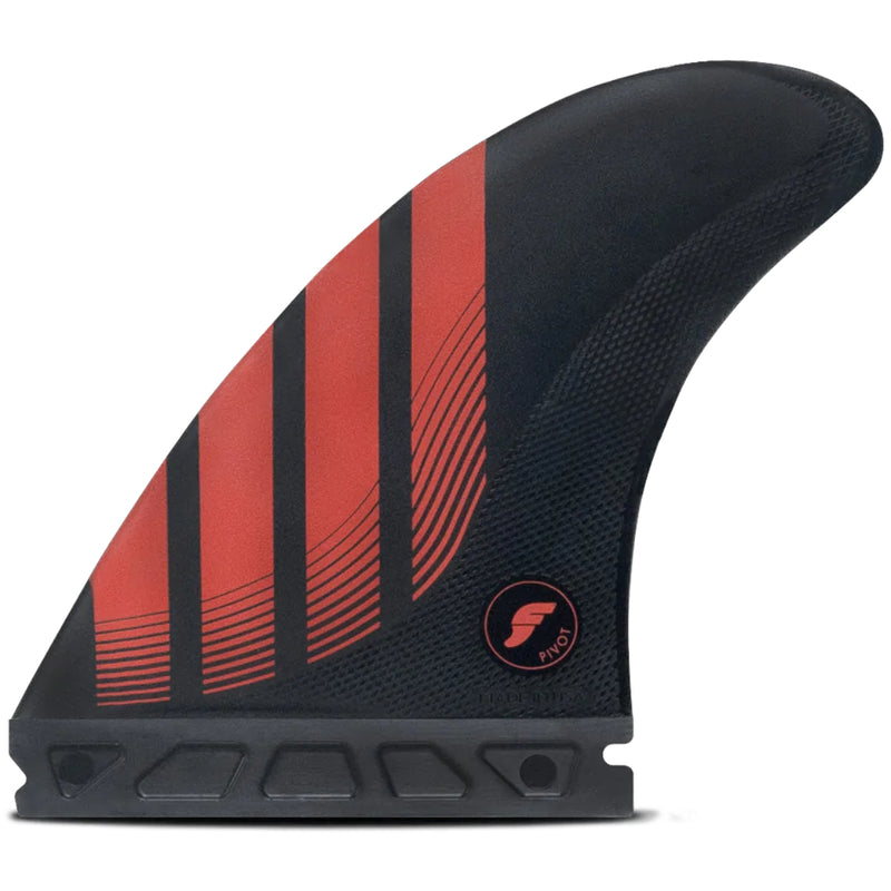 Load image into Gallery viewer, Futures Fins P8 Alpha Tri Fin Set - Carbon/Red
