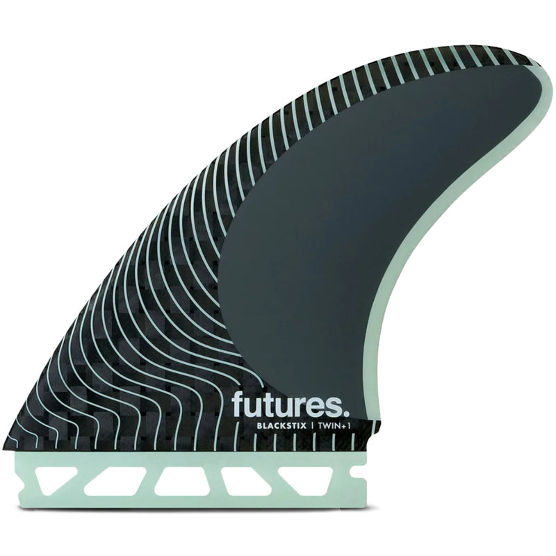Load image into Gallery viewer, Futures Fins Blackstix Twin + 1 Fin Set
