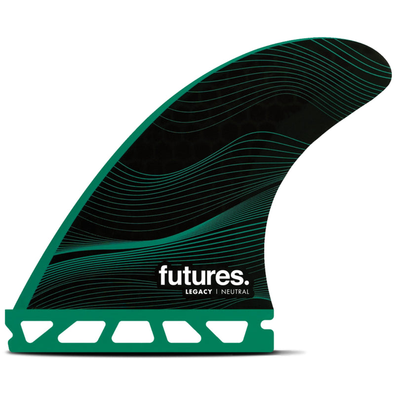 Load image into Gallery viewer, Futures Fins F6 Legacy Honeycomb Tri Fin Set - Green
